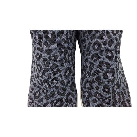 Ryka Vera Slip-On Leopard Print Ankle Sneakers Women Size 9.5 Black Knit Leather - Picture 7 of 12